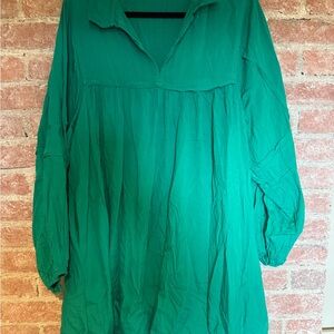 Elegant Green Women's Dress